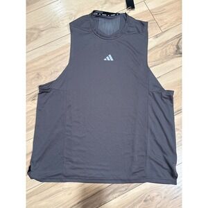 Adidas D4T HR TK Training Tank Top Sleeveless Shirt‎ Mens 2XL Gray NEW